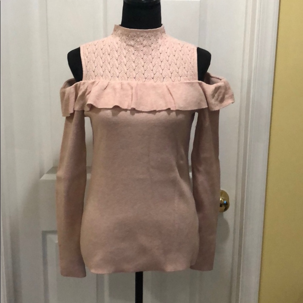 White House Black Market Cold Shoulder Sweater